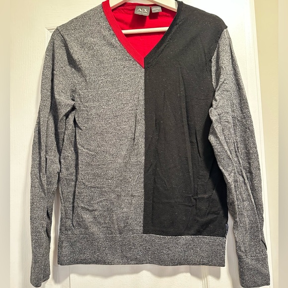 ARMANI EXCHANGE men 100% merino wool - Picture 1 of 8